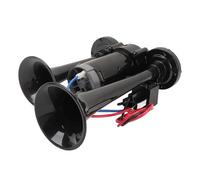 Tromba d'aria 24 V 130 DB, corno d'aria a doppia tromba super rumoroso, corno treno per camion con compressore, corno d'aria elettrico per camion, treni e barche