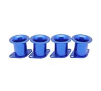 Tromba D'aria 4 Pezzi Per AE86 Per Toyota Per GTS Per Velocity Per Stack 20V 4AG ITB/ITBs Imbuto Per Tromba D'aria Tubo Aspirazione Presa Aria(Blue)