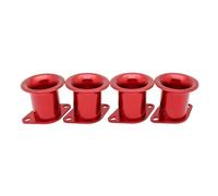 Tromba D'aria 4 Pezzi Per AE86 Per Toyota Per GTS Per Velocity Per Stack 20V 4AG ITB/ITBs Imbuto Per Tromba D'aria Tubo Aspirazione Presa Aria(Red)