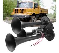 Tromba d'aria, tromba d'aria elettrica 3 trombe 12V/24V 135dB suono forte adatto per camion auto SUV treno