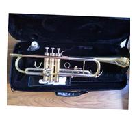 tromba dello strumento musicale B Flat Tromba Strumento In Ottone Bocchino In Bronzo Fosforoso Tubo Accordato Bocca In Ottone Con Tubo In Rame Bianco