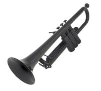 Tromba Dello Strumento Musicale Esame Per Principianti Di Tromba In Si Bemolle Professionale In Ottone Plastico(Black)