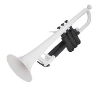 Tromba Dello Strumento Musicale Esame Per Principianti Di Tromba In Si Bemolle Professionale In Ottone Plastico(White)