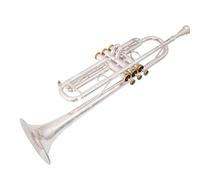 tromba dello strumento musicale Strumento A Corno Con Involucro Invertito Placcato In Oro-rame Argentato Per L'esecuzione Professionale