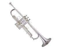 tromba dello strumento musicale Tromba In Ottone Argentato In Si Bemolle Per Principianti E Gruppi Di Adulti Per Esami Di Performance Professionale