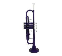 tromba dello strumento musicale Tromba Musicale A Colori B Tromba Piatta Strumento Tromba In Ottone Professionale Con Cinturino Per Guanti Con Bocchino Cas(Color:Purple)