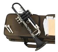 Tromba Dello Strumento Musicale Tromba Nera Opaca Intagliata A Mano Strumento Professionale