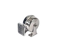 Tromba elettromagnetica 12V cromata tono alto con staffa di fissaggio