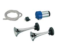Tromba elettropneumatica 2 cornetti suono unito 24V