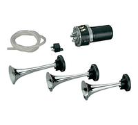 Tromba elettropneumatica 3 cornetti suono unito o alternato 24V