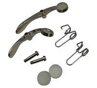 Tromba Flussi Controllo Riparazione Set Meccanismo di Cancellazione del Rumore Struttura del Metallo Facile Montaggio Adatto Per Strumenti In Ottone Riduzione Del Rumore Acqua