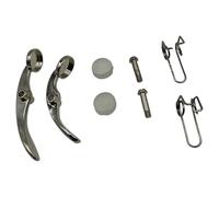 Tromba Flussi Controllo Riparazione Set Meccanismo di Cancellazione Del Rumore Struttura del Metallo Facile Montaggio Adatto Per Strumenti Ottone Tromba Valvole di Riduzione Del Rumore