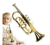 Tromba Giocattolo - 12x9x34 Cm Per Strumento Musicale Simulato In , Giocattolo Musical Educativo A Tre Toni, Strumento Musicale Per Bambini Suona Come Didattico Per Ragazzi, Ragazze