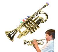 Tromba giocattolo - musicale per bambini, strumenti genitori-figlio | per l'apprendimento per ragazze, bambini piccoli, educazione musicale precoce, aula, casa
