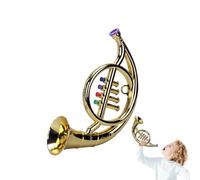 Tromba giocattolo per bambini, tromba giocattolo per bambini, tromba musicale educativa Lightweight Lightweight Friendly Marching Trombone Band Finge to per studenti