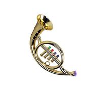 Tromba giocattolo, strumenti per bambini, strumento musicale di - clarinetto musicale leggero per principianti fingere trombone per la banda di marcia per giochi domestici