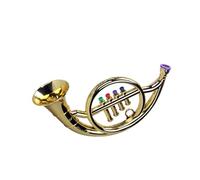 Tromba giocattolo, strumenti per bambini | Tromba per bambini | Clarinetto musicale amichevole per principianti leggero Fingta di suonare il trombone per la band di marcia da gioco casalingo