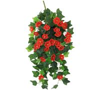 Tromba Gloria Mattutina Artificiale Decorativa Fiore Vite per Esposizione