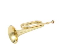 Tromba in ottone dal design ergonomico che garantisce una presa comoda durante la pratica prolungata per gli studenti Costruzione in ottone C Key Tromba