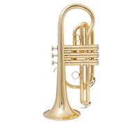 Tromba In Ottone Dorato Con Cornetta In Sib Con Custodia E Bocchino Strumenti Musicali(Color:Gold)