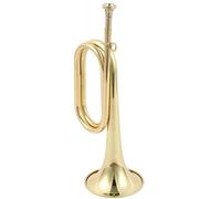 Tromba in ottone per principianti, design compatto da 32,5 cm, suono chiaro per bande e gruppi in ottone, facile da maneggiare per pratica e prestazioni