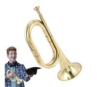 Tromba militare - Bugle da cavalleria per esplorazione, in per bande scolastiche, bugle di battaglione e squadrone, strumento a fiato da esportazione, 30.5cm in rame