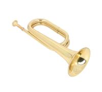 Tromba Militare con Chiave C, Tromba da Cavalleria con Tromba Dorata, Strumento in Ottone per Banda Scolastica, Orchestra Militare per Principianti, Strumenti a Tromba in Ottone