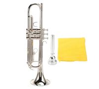 Tromba Musicale Tromba In Sib Standard Con Bocchino Placcato In Argento Processo Di Verniciatura In Argento Tromba In Ottone Strumento In Ottone