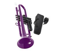 Tromba Per Adulti Strumento Tromba Professionale In Plastica In Si Bemolle Per Adulti E Principianti Tonalità Do(Purple)