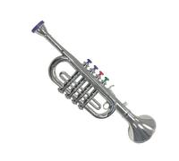 Tromba per bambini, Tromba per bambini | Tromba giocattolo musicale per bambini,Strumenti a fiato per bambini con 4 tasti colorati, trombe per giocattoli per l'educazione precoce con suono forte