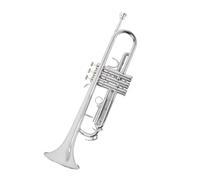 tromba Per Principianti Tromba In Si Bemolle Strumento Professionale In Ottone Per Principianti Da Suonare O Praticare(Silver)