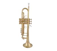 Tromba Per Principianti Tromba Placcata In Argento Ottone Lacca Dorata B Piatto Tromba Per Strumenti Musicali Con Custodia(Gold)