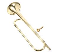 Tromba Piccola in Ottone Oro per Studenti Principianti, Modello Creativo | Strumento Musicale per Apprendimento, Finitura Decorativa, Stile Creativo, Adatta a Uso Scolastico e Scena Scenica