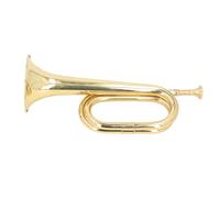 Tromba Placcata in Oro, Tromba da Cavalleria in Ottone, Tromba in do Bemolle con Bocchino per Spettacoli in Atmosfera di Festival e Orchestra