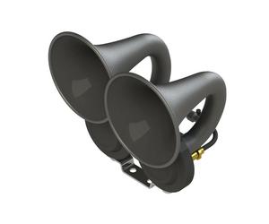 Tromba pneumatica 2 cornetti con elettrovalvola camion 24V