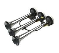Tromba pneumatica aria compressa 3 suoni con elettrovalvola 24V