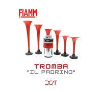 Tromba Pneumatica Suono Il Padrino, Auto 12v 6 Cornetti Fiamm trombe Il Padrino