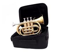 Tromba Portatile B Flat Palm Tromba Cornetta Tascabile Strumento In Ottone Corpo In Ottone