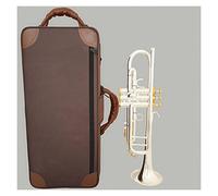 Tromba principianti BB Tromba Argento Placcato Oro Tasti Oro Strumenti Musicali Trombe Professionali Studente Incluse Cassa Cappotto Tromba Professionale