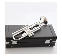 Tromba principianti BB Tromba Silver Silver Placcato Strumenti Musicali Profesional Trombe Studente Incluso Case Case Bocchino Accessori Tromba Professionale