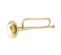 Tromba principianti Brass C Bugle Chiamata In Oro Placcato Tromba Cavalry Horn Con Strumento Musicale Del Boccaglio Per Principianti Tromba Professionale