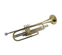 Tromba principianti Pistone Bass Trumpet B Flat Yellow Brass Brass Finish Finish Con Cassa Bocchino BB Strumenti Musicali Tromba Tromba Professionale