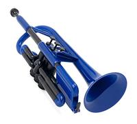 Tromba principianti Strumento Di Ottone Di Tromba Di Plastica In B Cornet Piana B, Adatto Per Principianti Per Testare I Gradi Tromba Professionale (Color : Blue)
