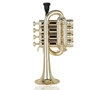 Tromba principianti Strumento di plastica Tromba Treble Tromba in B-flat, adatto per i principianti per testare il livello di prestazioni professionali Tromba Professionale (Color : 6)