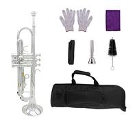Tromba principianti Tromba Standard BB BB Con Cinghie Con Custodia Rigida Guanti Per Bocchino Panno Per La Pulizia Dei Principianti Degli Studenti Tromba Professionale (Color : 12)