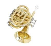 Tromba Principianti Tromba Tascabile Piatta In Ottone Tipo B Strumento Musicale Professionale