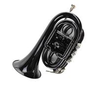 Tromba Principianti Tromba Tascabile Professionale In Si Bemolle Placcata In Argento Nero