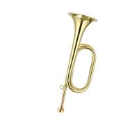 Tromba professionale Boccaglio salva-manodopera di fabbricazione estera + custodia + tromba in ottone in tessuto rosso