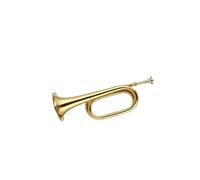 Tromba professionale Bocchino ordinario per tromba a gradino grande + custodia + panno rosso + guanti per tromba in ottone