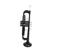 Tromba professionale Bocchino per tromba tromba nera di grande diametro in Sib corno piatto squisito strumento in ottone per tromba